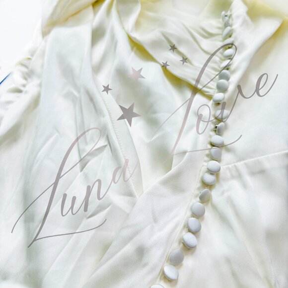 FOR LOVE & LEMONS Paula Gown / Dress In White (size S) NWT - Picture 11 of 14